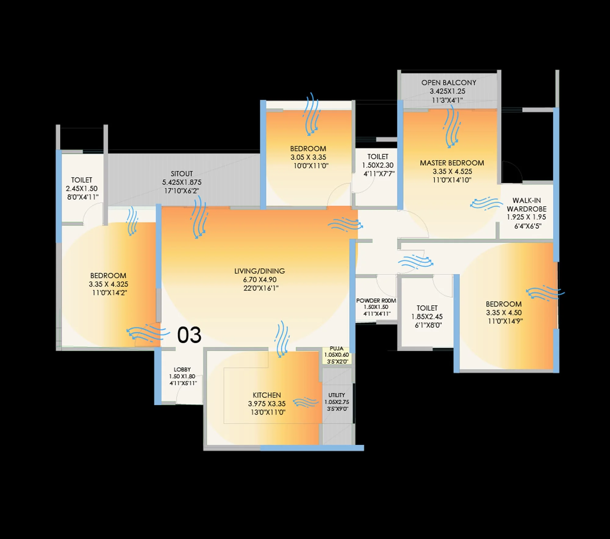 Codename Fashion Tathawade 4 BHK